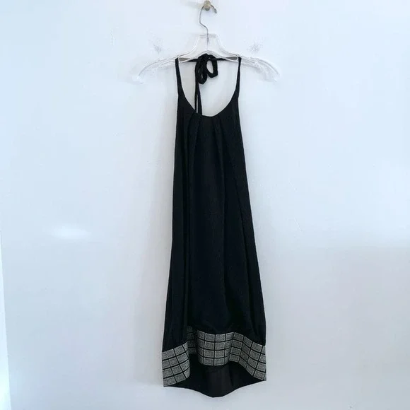 backless bubble dress Lace-Up Bubble Hem Corset Micro Mini Dress in Black main image 0